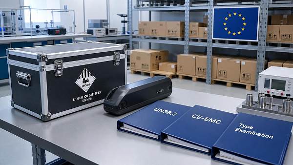 EU Rule From Aug. 1 Mandates Dual Certification for E-bike Batteries