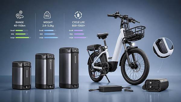 How to Compare E-Bike Batteries by Range, Weight, and Charge Cycles