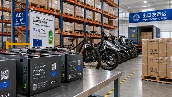 EU Battery Carbon Label Rule Hits E-Bike Exports