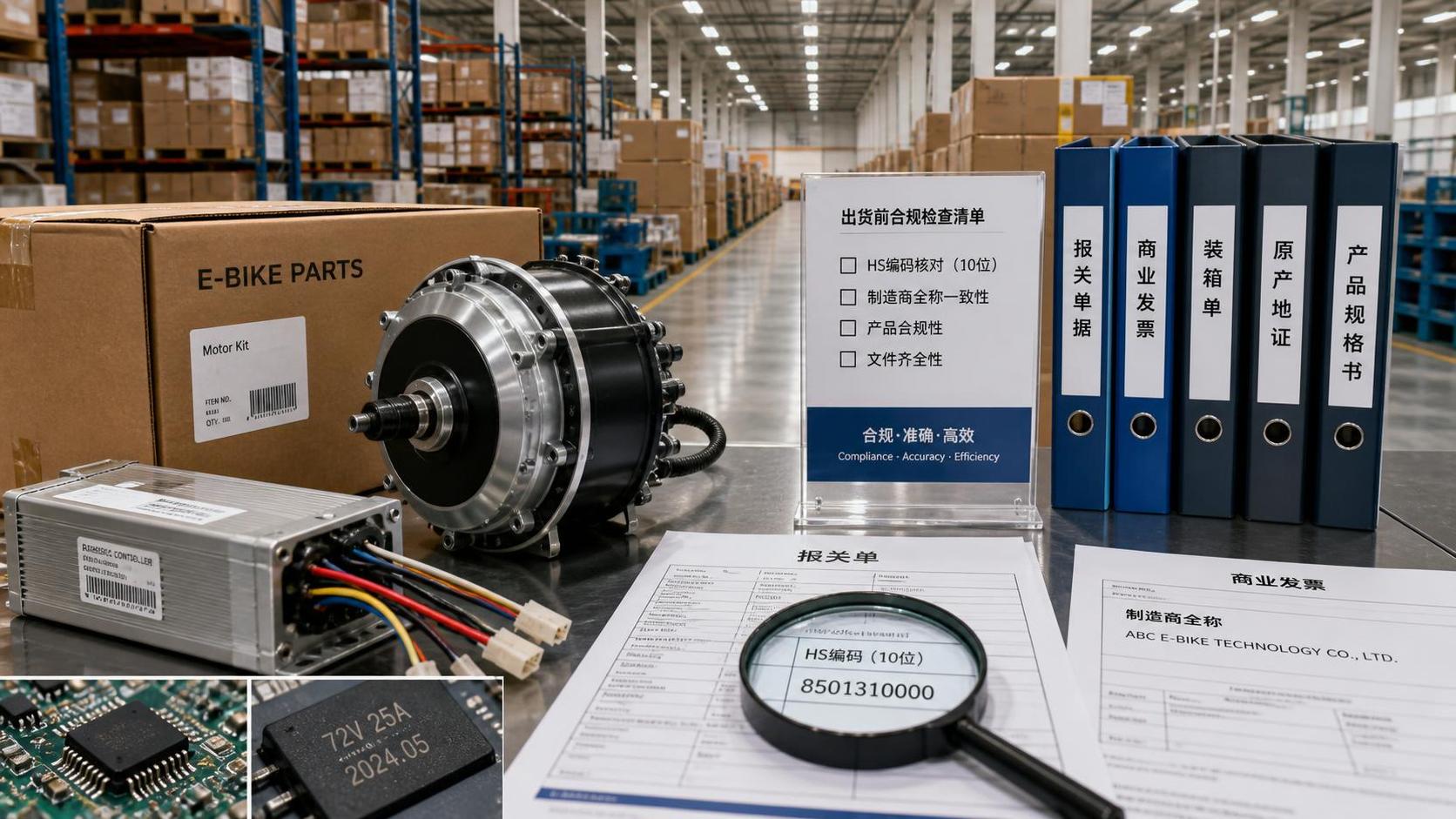 China Customs Requires 10-Digit HS Codes for E-Bike Motors and Controllers Starting August 14