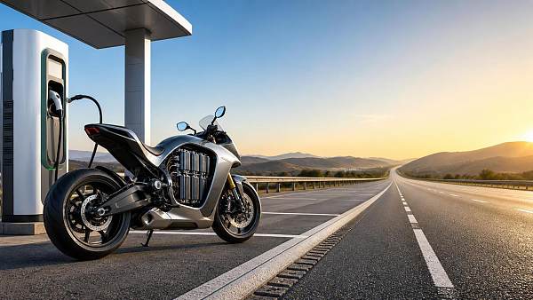 What range can high speed e motorcycles deliver at highway speeds?