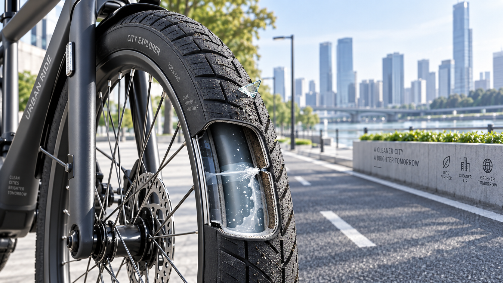 Do bicycle tubes with sealant prevent most punctures on city rides?