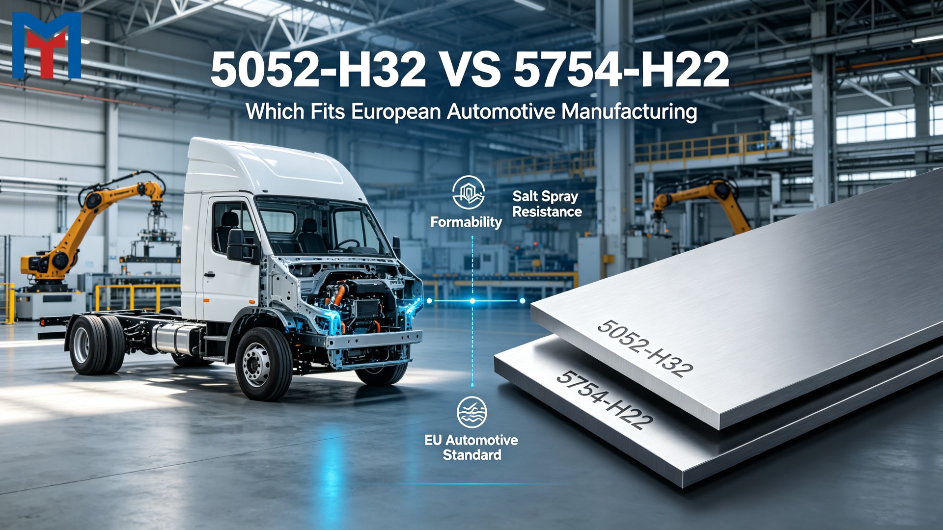 5052-H32 VS 5754-H22 Aluminum Sheet: Which Fits European Automotive Manufacturing 5052-H32 VS 5754-H22 Aluminum Sheet: Which Fits European Automotive Manufacturing