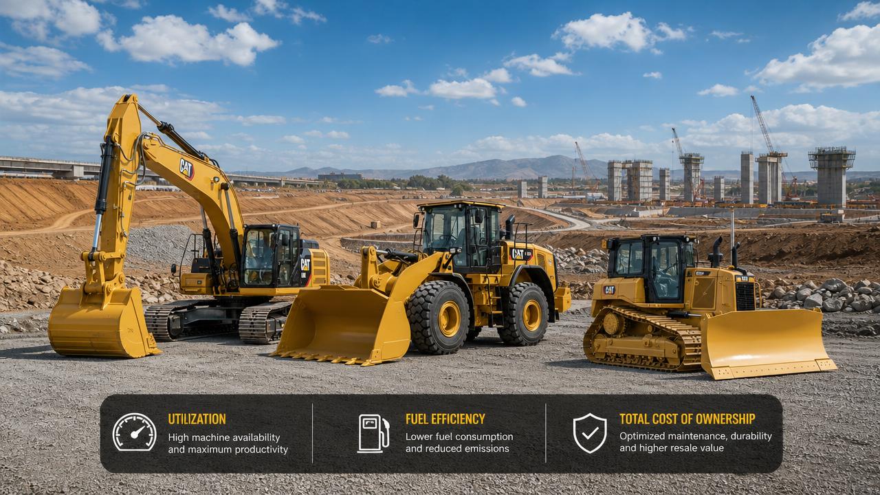 Heavy Construction Equipment Costs in 2026: What Shapes ROI