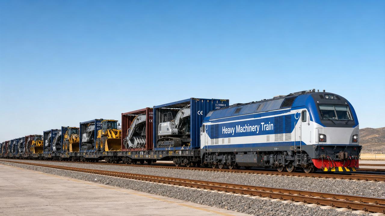 China-Europe Rail Freight Cuts Heavy Machinery Delivery to 28 Days