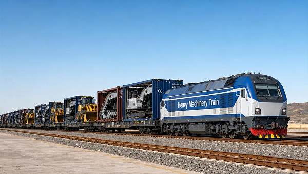 China-Europe Rail Freight Cuts Heavy Machinery Delivery to 28 Days