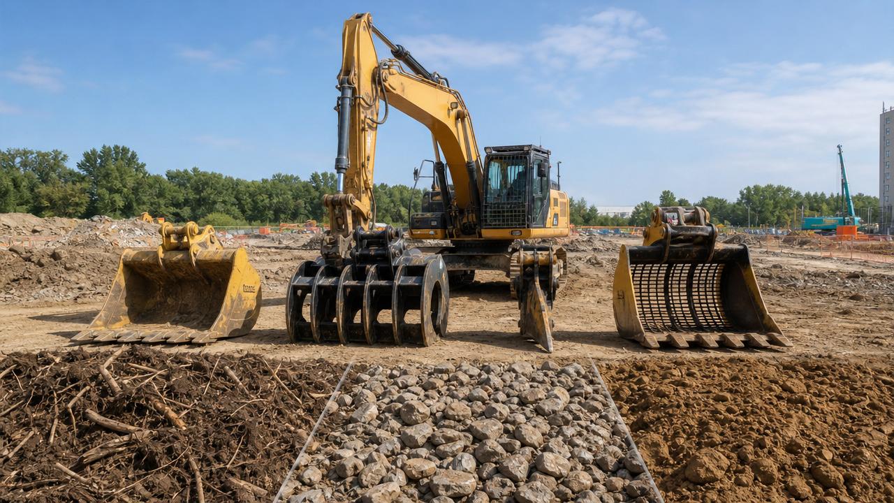 Earthmoving Attachments Selection Guide for Faster Site Clearing