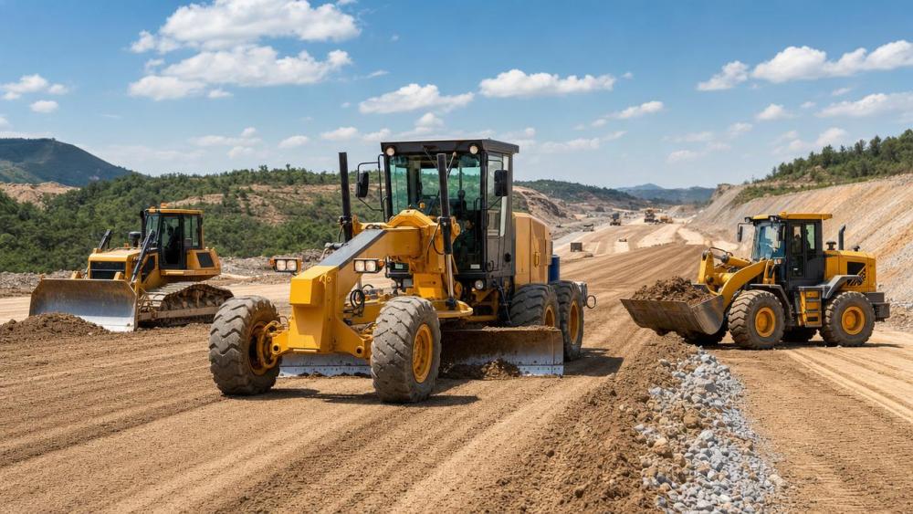 Road Construction Machinery for Faster Grading Road Construction Machinery for Faster Grading