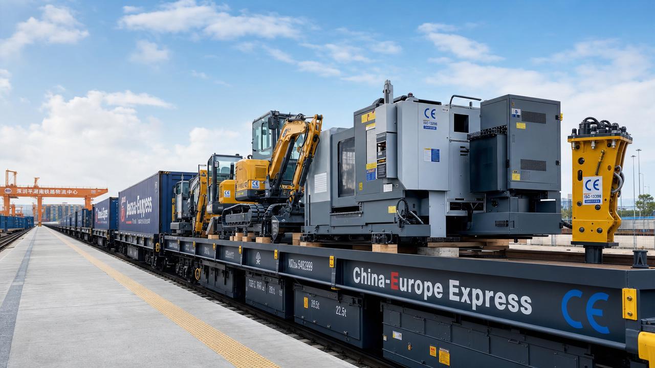 Shenzhen China-Europe Railway Express: Used Machinery Export Surges 119%