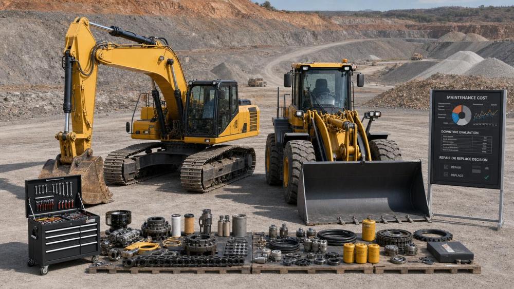 Heavy Equipment Maintenance Costs: Repair or Replace?
