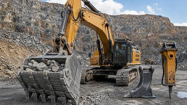 Best Earthmoving Attachments for Rocky Site Productivity