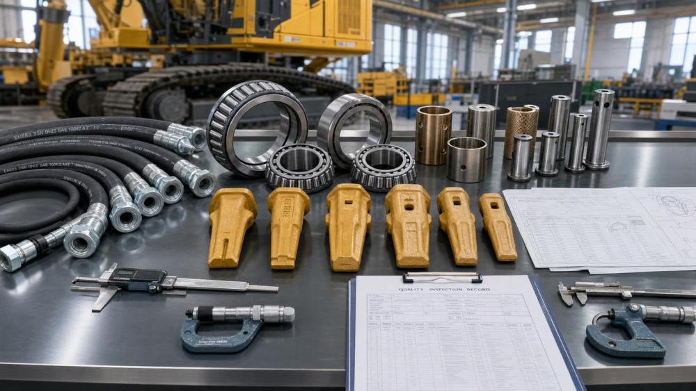 Heavy Machinery Parts: How to Spot Quality Risks Early Heavy Machinery Parts: How to Spot Quality Risks Early