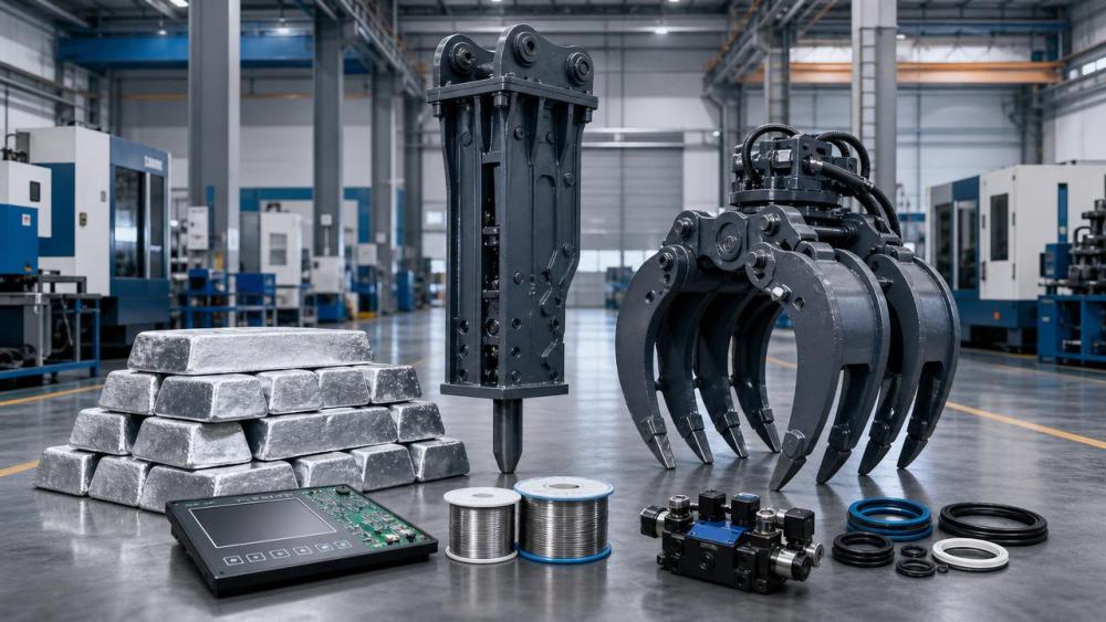 Tin Price Shock Hits Hydraulic Attachment Costs