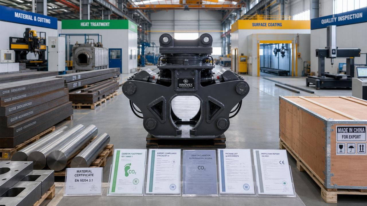 CBAM Settlement Pushes Hydraulic Attachments Carbon Reporting