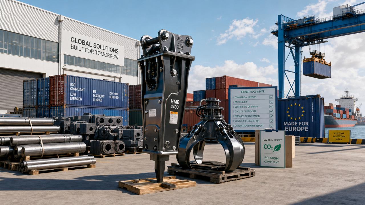 EU CBAM Settlement Puts Hydraulic Attachments Into Mandatory Carbon Filing