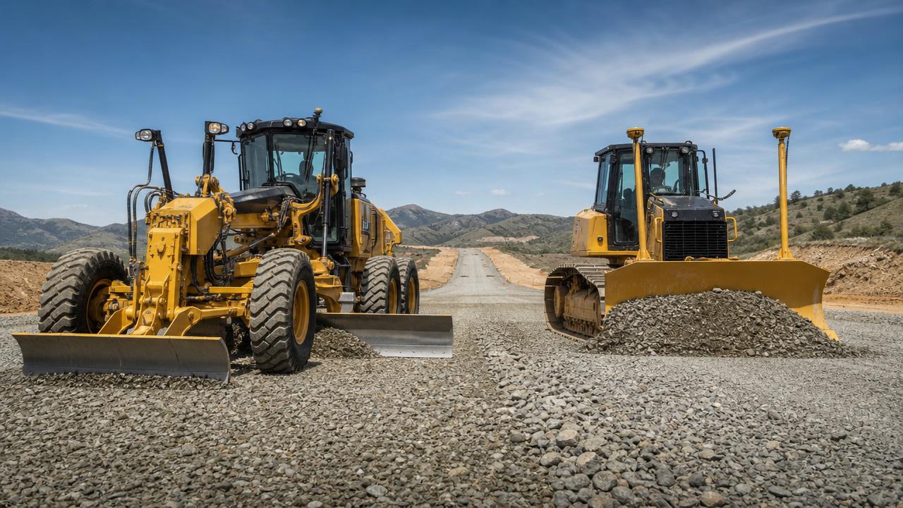 Motor Graders vs Dozers for Roadbase Leveling: Key Trade-Offs