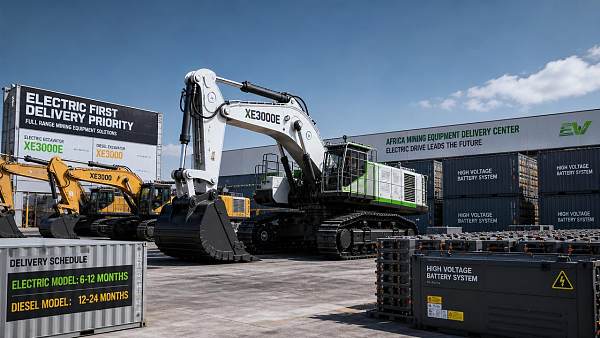 African Mining Excavator Lead Times Stretch to 18 Weeks