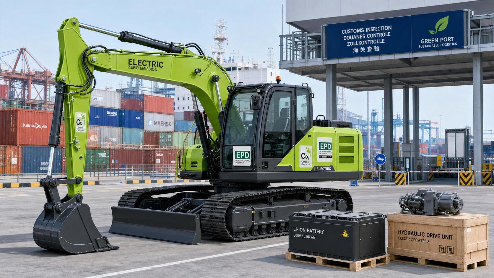 EU Requires EPD Labels for Electric Excavators
