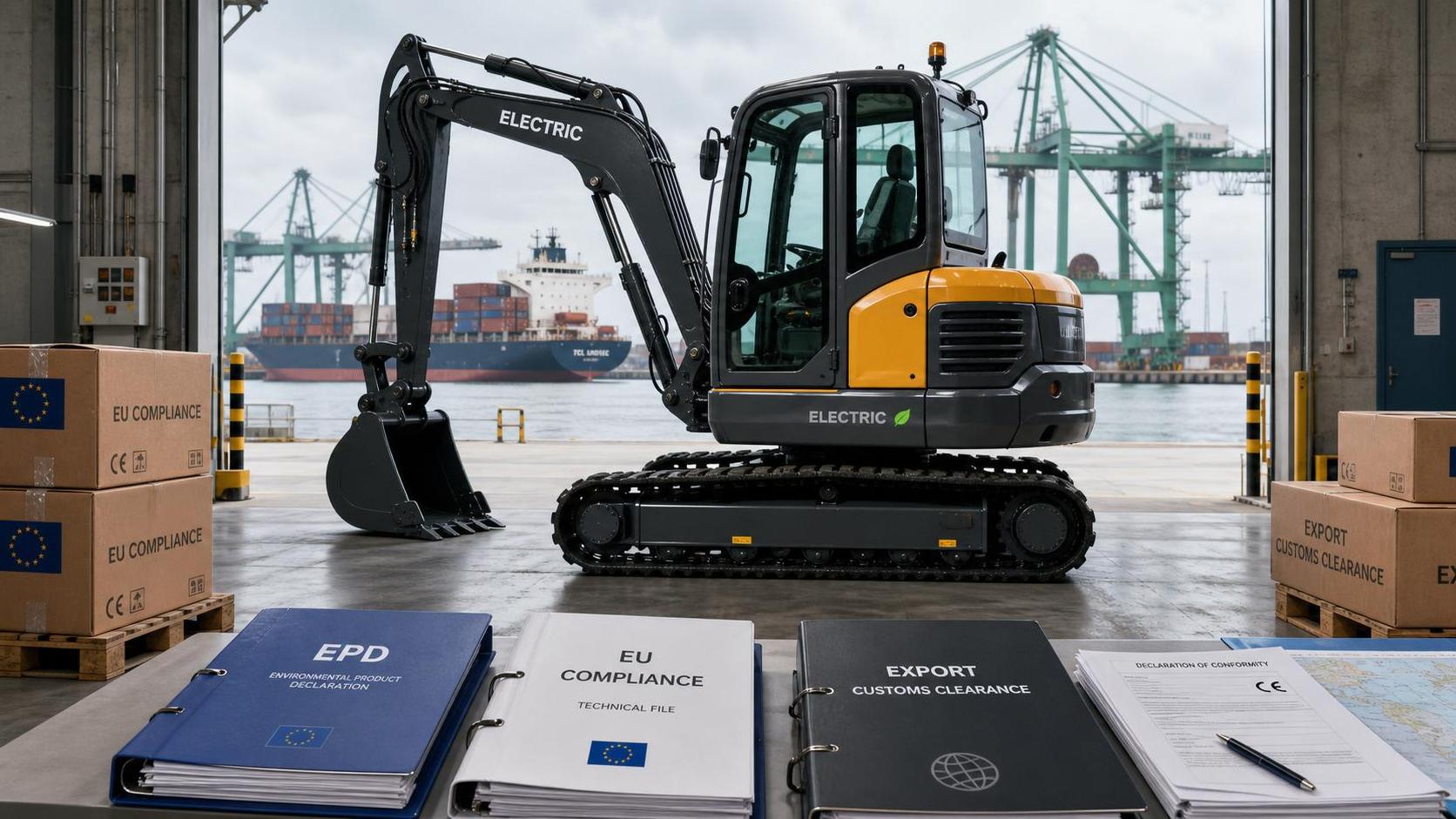 EU Deadline Nears for Electric Excavator EPD Filings