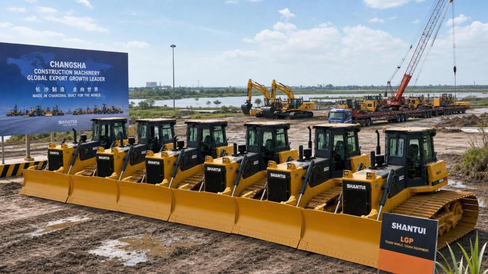 Changsha Machinery Exports Surge as LGP Dozers Lead