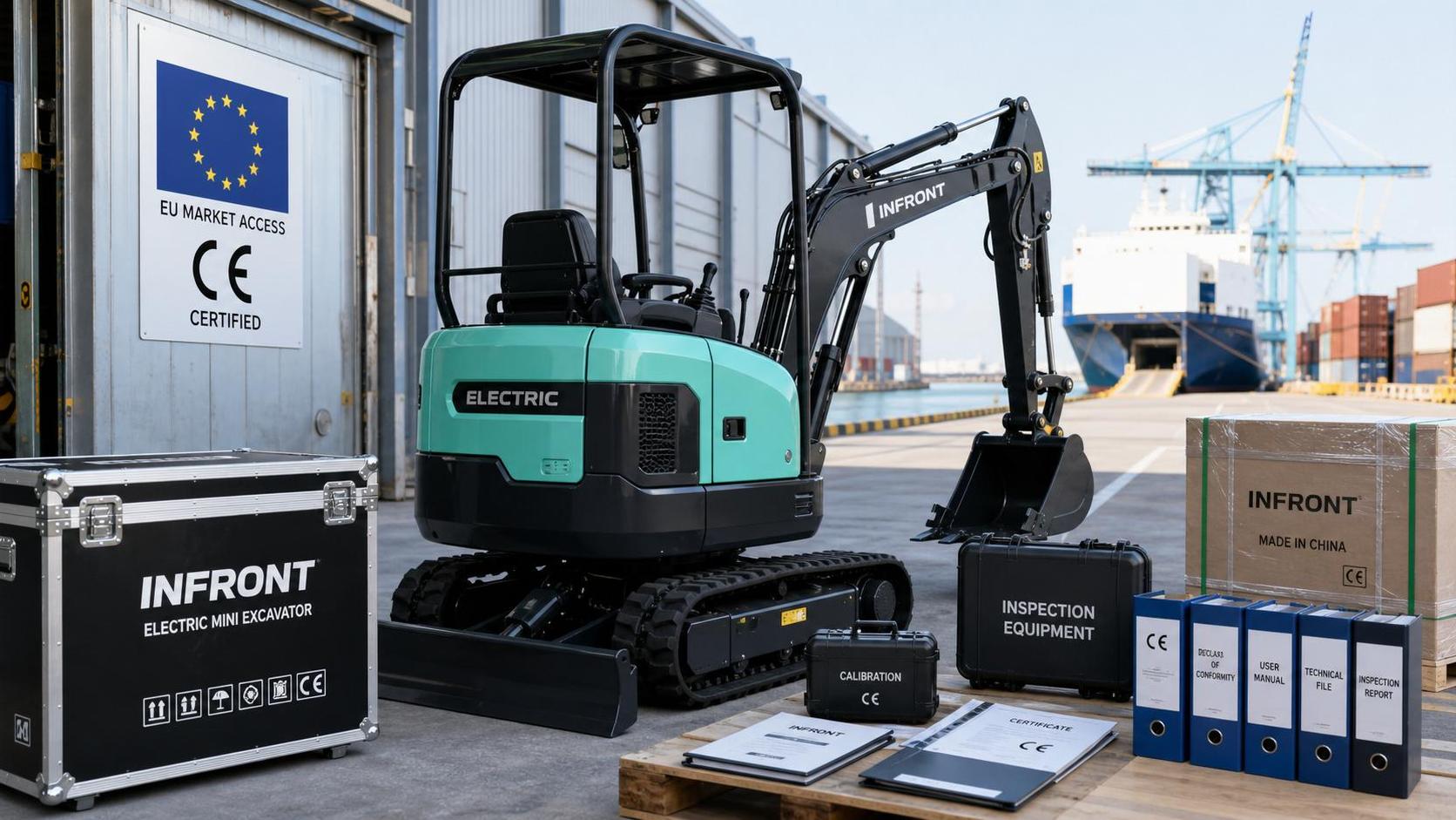 EU CE Rule Takes Effect for Electric Excavators