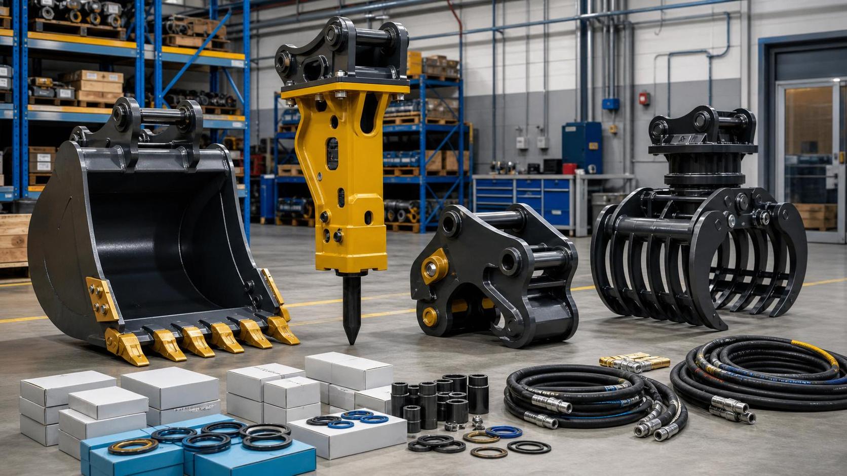 Choosing an Earthmoving Attachment Supplier for Uptime and Parts Support