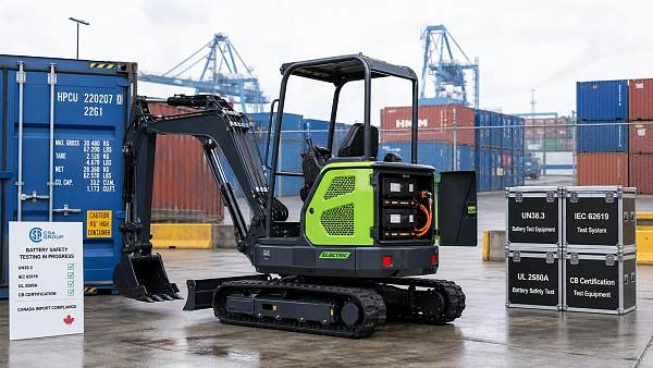 Canada Enforces CSA C22.2 No. 334:2026 for Imported Electric Excavators