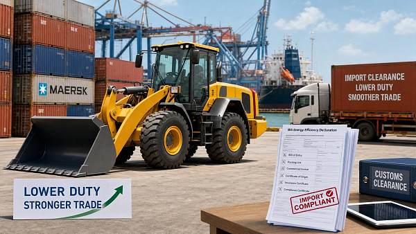 India Cuts Loader Import Duty to 7.5% With BIS Filing Rule