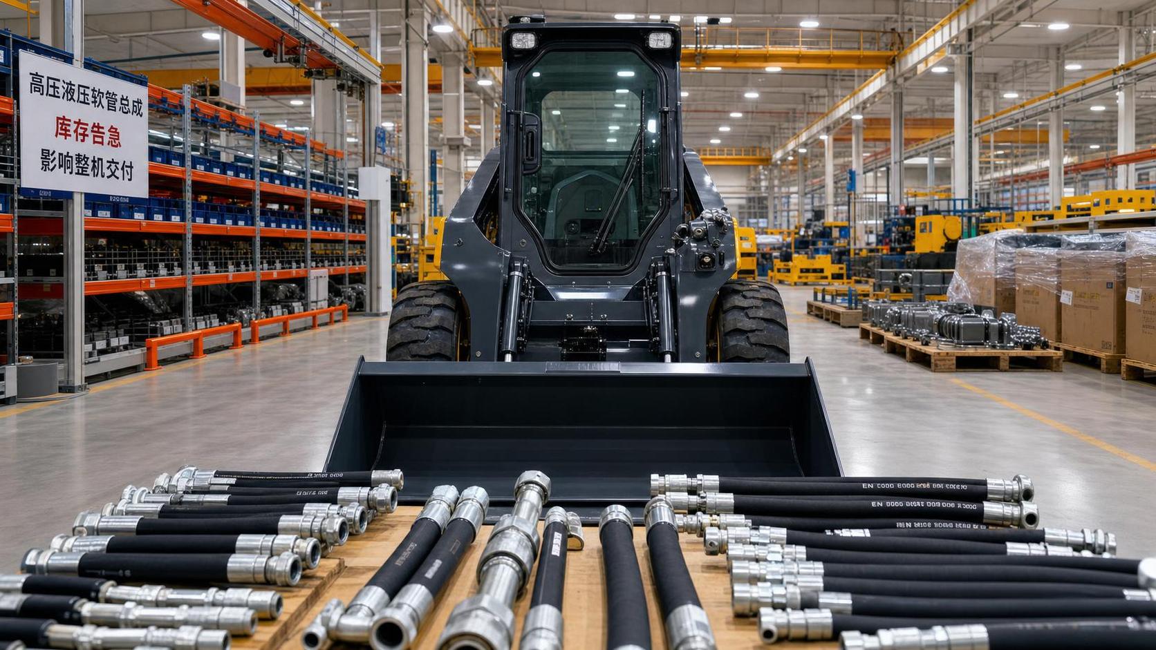 Hydraulic Hose Shortage Extends Skid Steer Lead Times