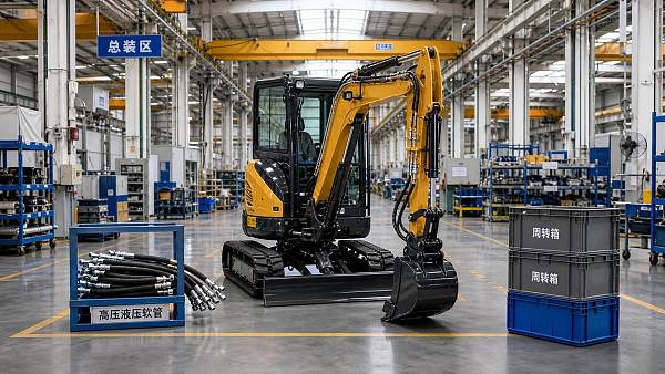 Hydraulic Hose Shortage Extends Mini Excavator Lead Times