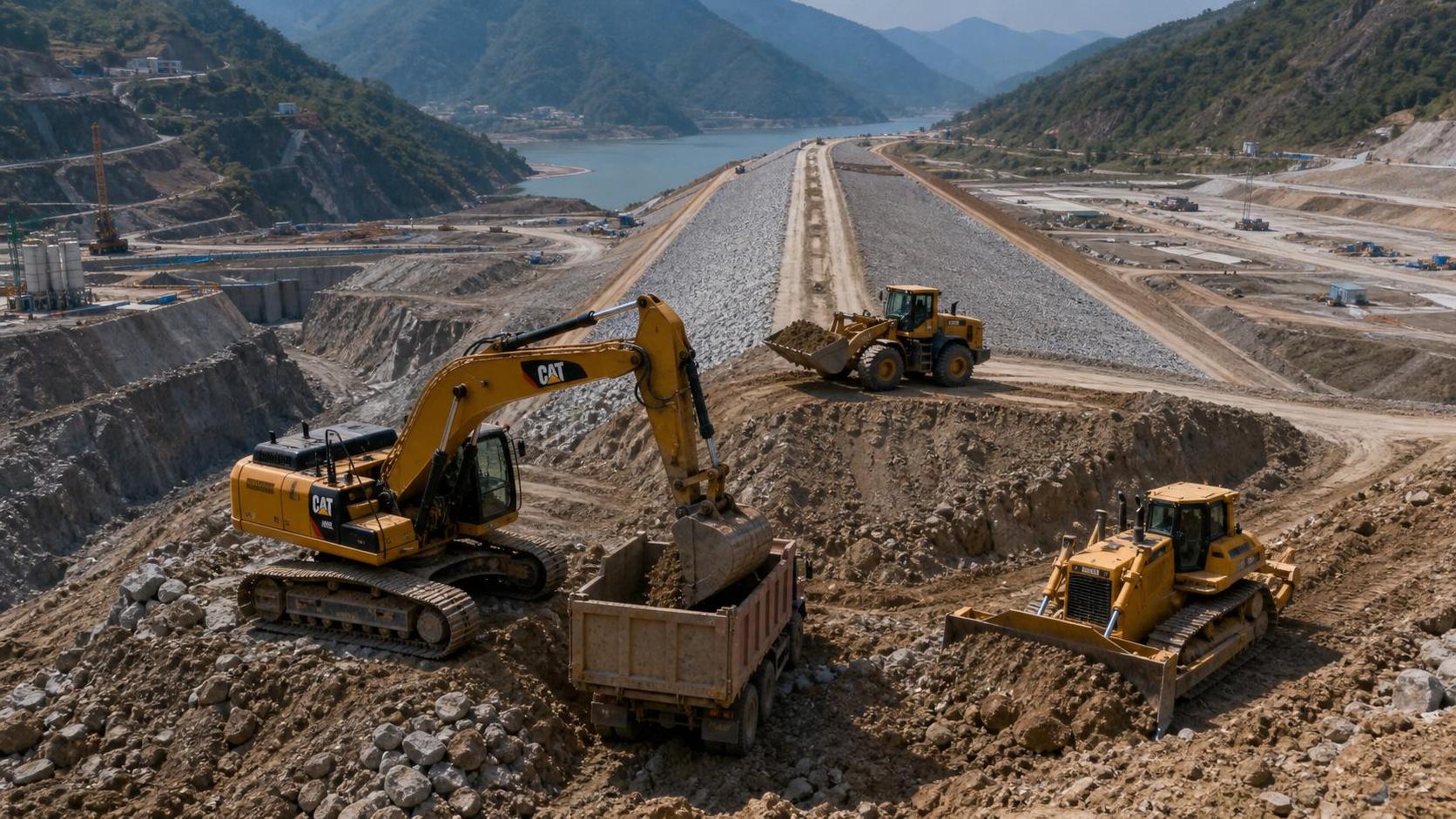 How to Choose Construction Machinery for Dam Construction by Project Phase