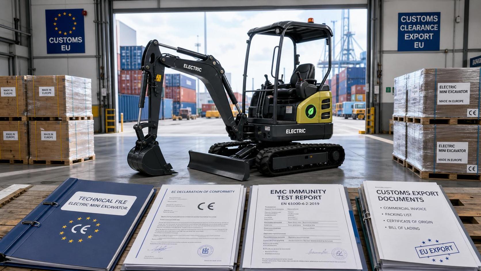 EU Sets EMC Immunity Report Rule for Electric Excavators