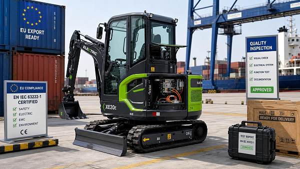 EU Requires EN IEC 63222-1 for Electric Excavators