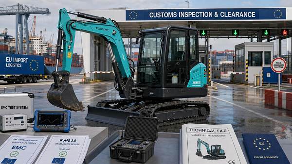 EU Rule Takes Effect for Electric Excavator Firmware