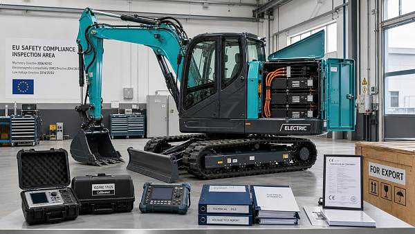 EU Makes EN ISO 12100 Safety Review Mandatory for Electric Excavators