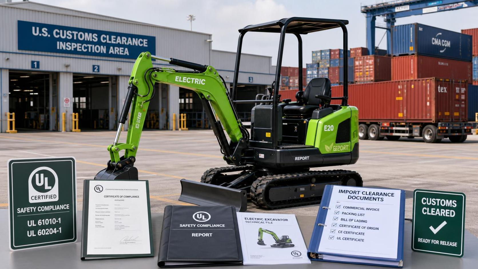 CBP Sets UL Filing Rule for Electric Excavators