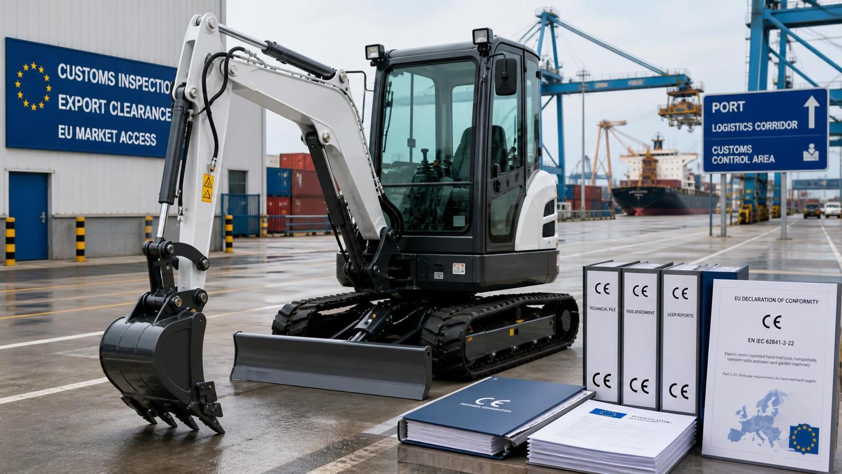 EU Rule Takes Effect for EN IEC 62841-2-22 Excavator Certification