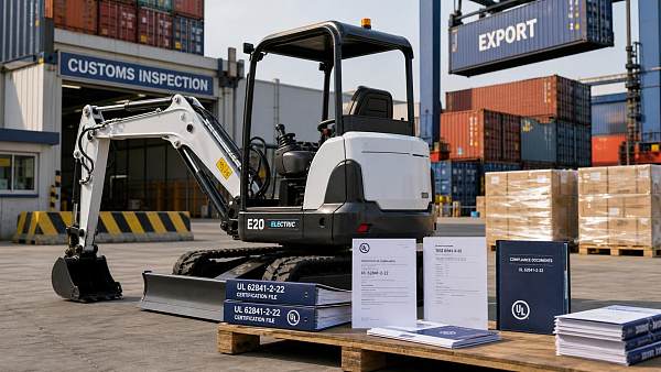 U.S. Customs Requires UL 62841-2-22 Declaration for Electric Excavator Imports