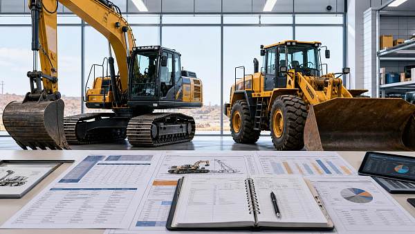 What makes a construction machinery technical portal useful for fleet decisions?