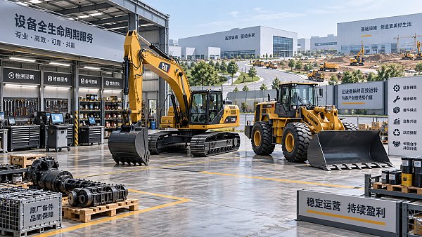 What makes a heavy machinery business profitable in a cyclical market