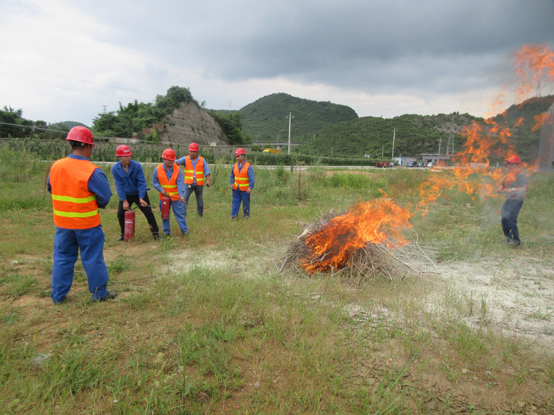 To ensure safe production, the company conducts regular safety and fire-fighting drills.