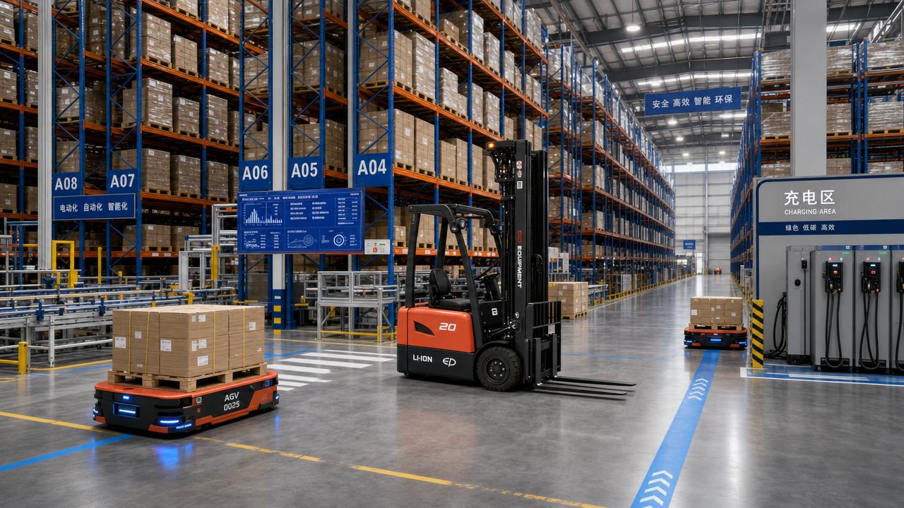Logistics handling equipment trends reshaping warehouse fleets