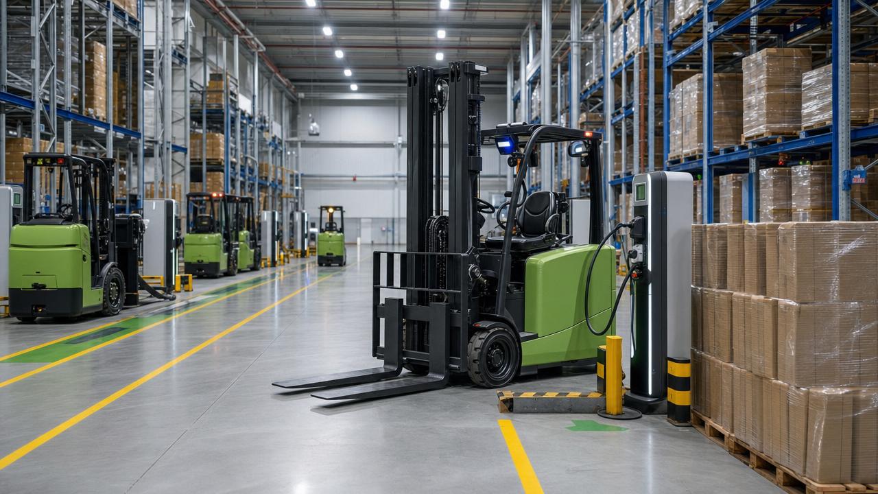 Zero-carbon forklifts and the charging gaps that slow shifts