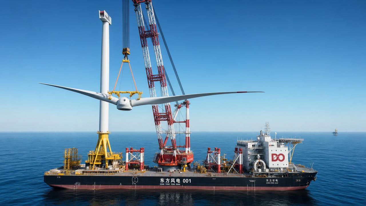 What wind power lifting equipment must handle offshore