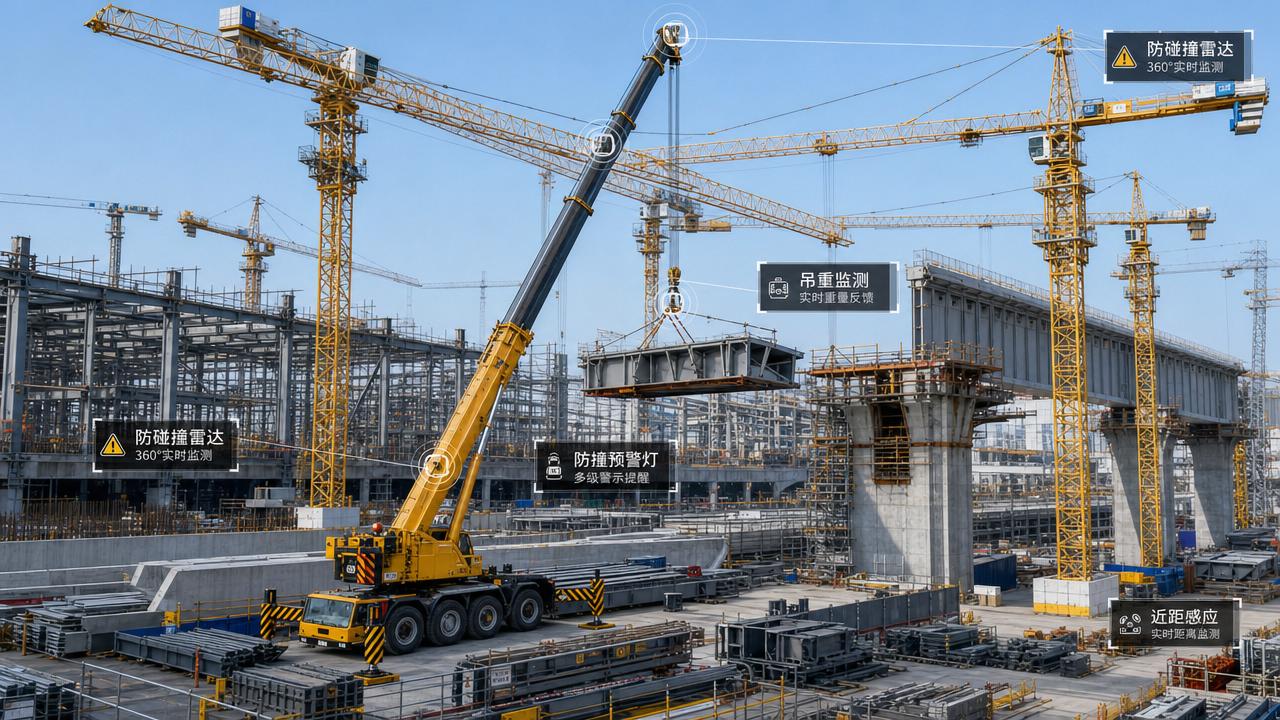 Crane anti-collision systems: false alarms or real protection?