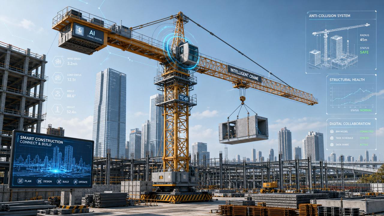 Smart construction cranes are changing lift planning on site