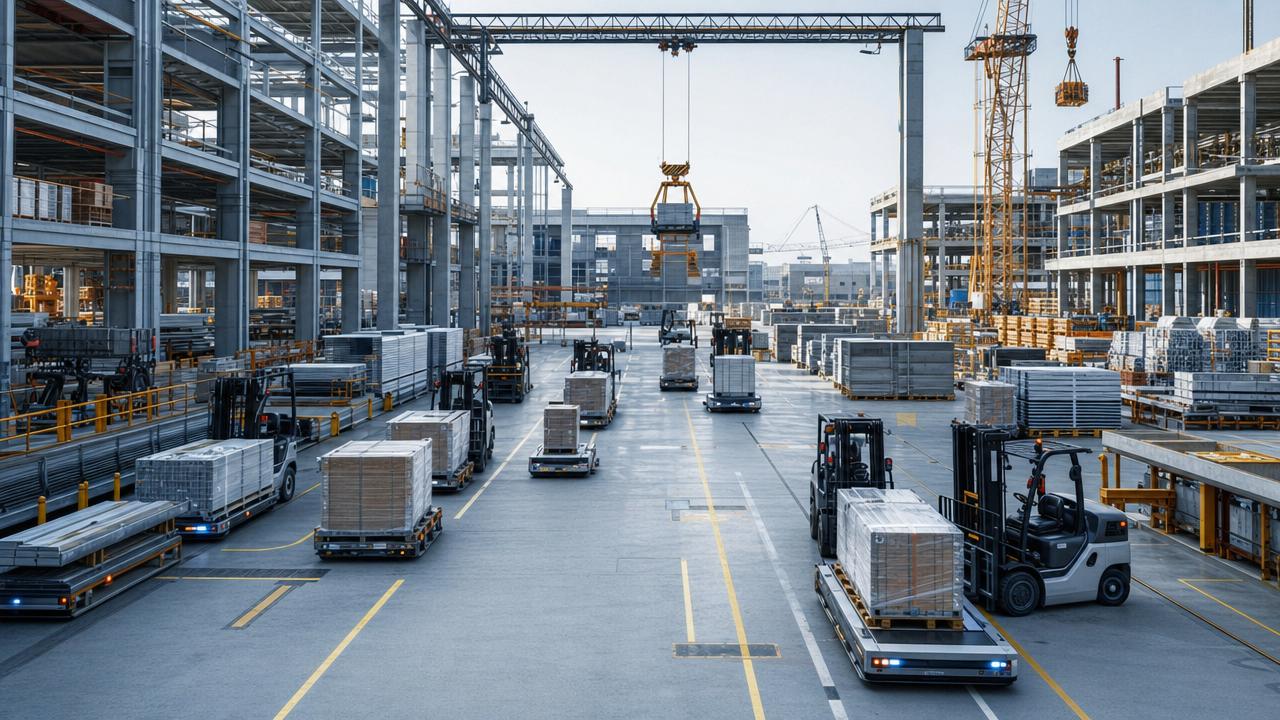 Can Swarm Intelligence Logistics Cut Bottlenecks on Busy Sites?