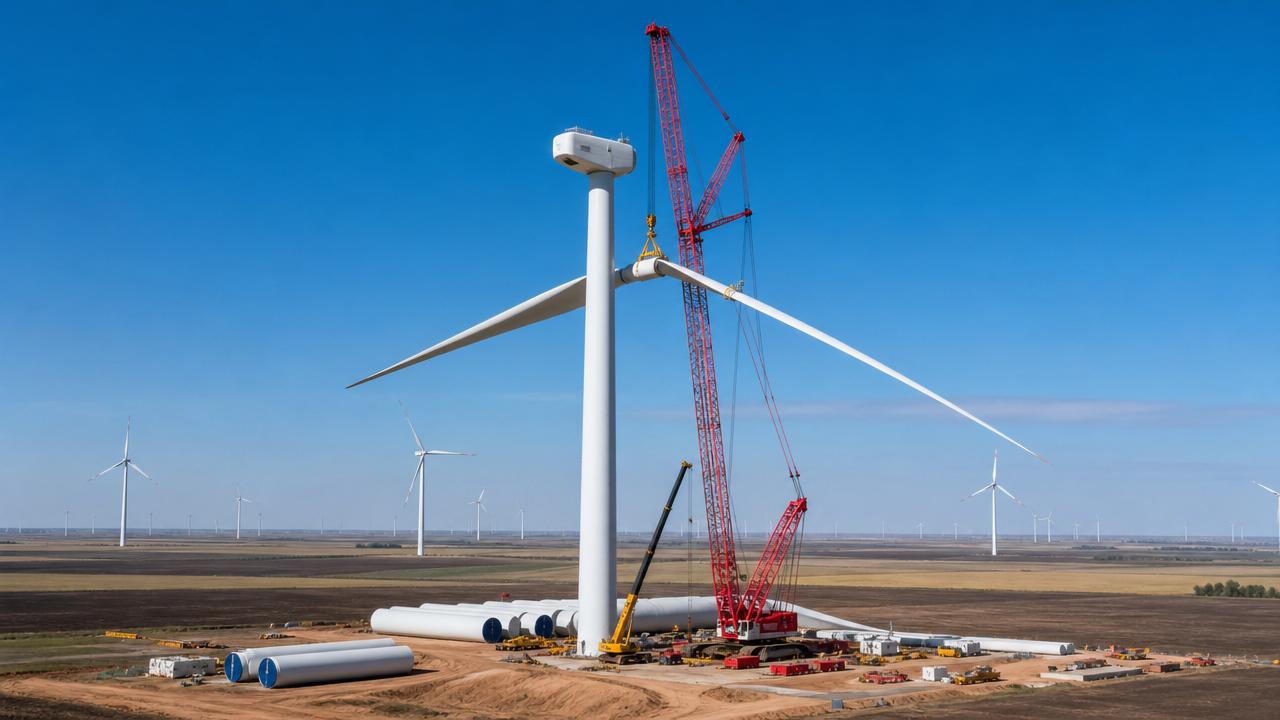 What wind power lifting equipment cuts turbine downtime?