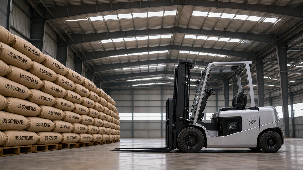 China Bank-US Soybean Association Deal & Tighter EV Forklift Export Finance