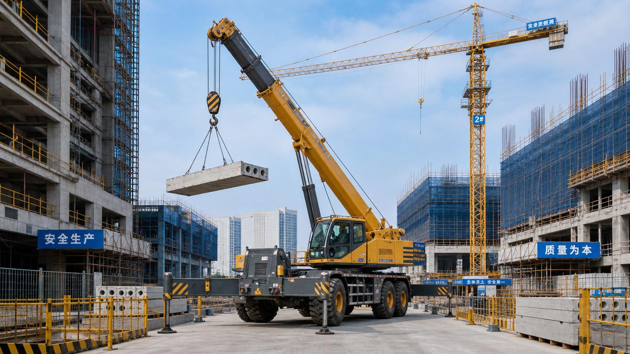 Construction Lifting Equipment Selection Guide: Capacity, Reach, Site Limits, and Safety